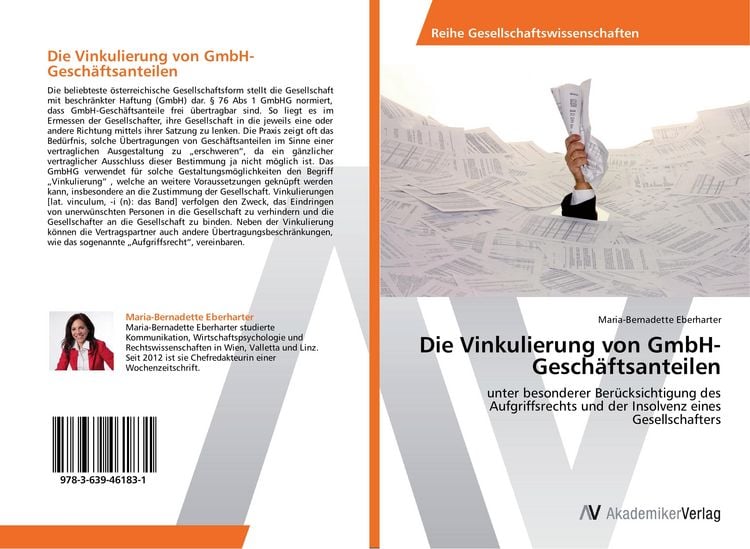 Produktbild: Die Vinkulierung von GmbH-Gesch&auml;ftsanteilen