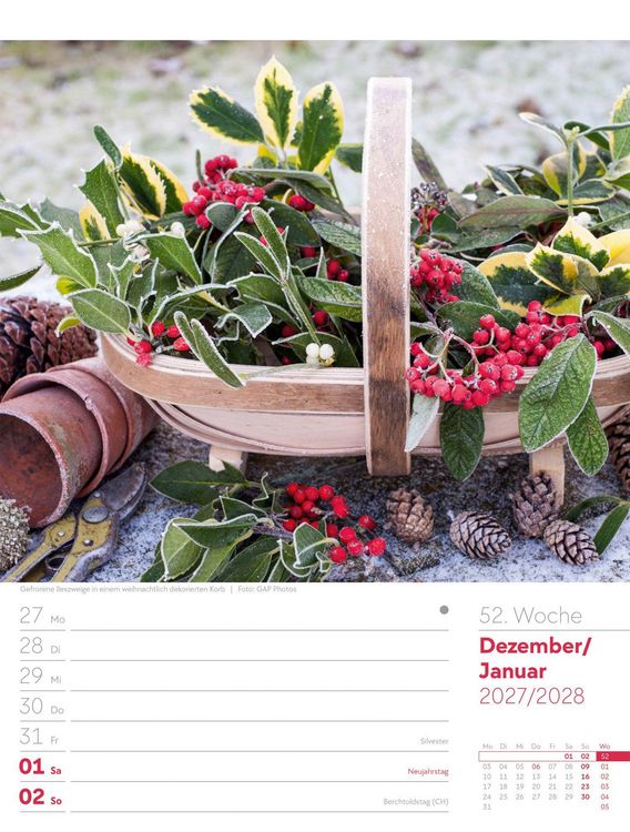 Produktbild: Gartengl&uuml;ck Wochenplaner Kalender 2027