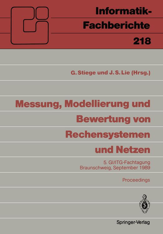 Produktbild: Messung, Modellierung und Bewertung von Rechensystemen und Netzen