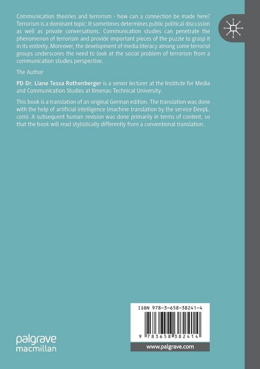 Produktbild: Terrorism as Communication