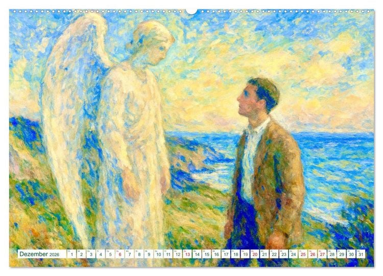 Produktbild: Rainer Maria Rilke. Sein Leben, seine Werke (hochwertiger Premium Wandkalender 2026 DIN A2 quer), Kunstdruck in Hochglanz