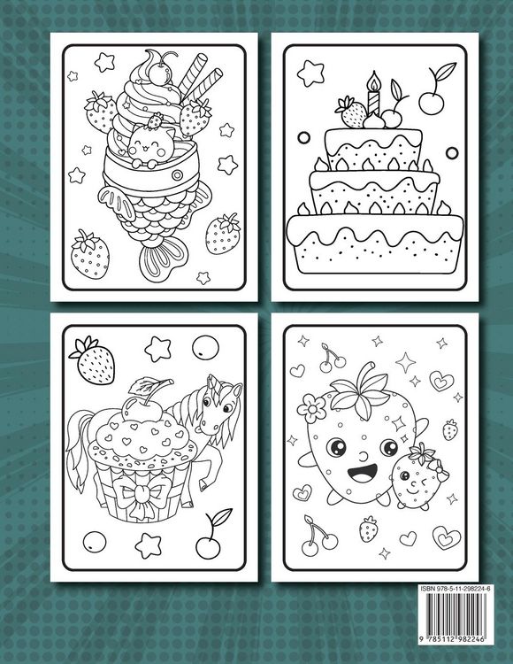 Produktbild: Kawaii Adventure Coloring Book for Kids
