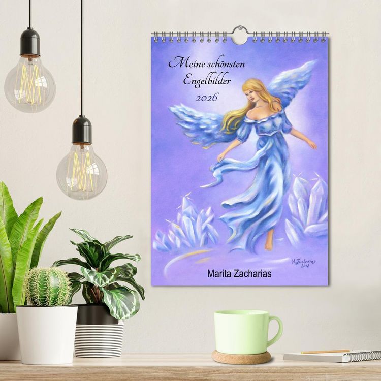 Produktbild: Meine sch&ouml;nsten Engelbilder - Marita Zacharias (Wandkalender 2026 DIN A4 hoch), CALVENDO Monatskalender