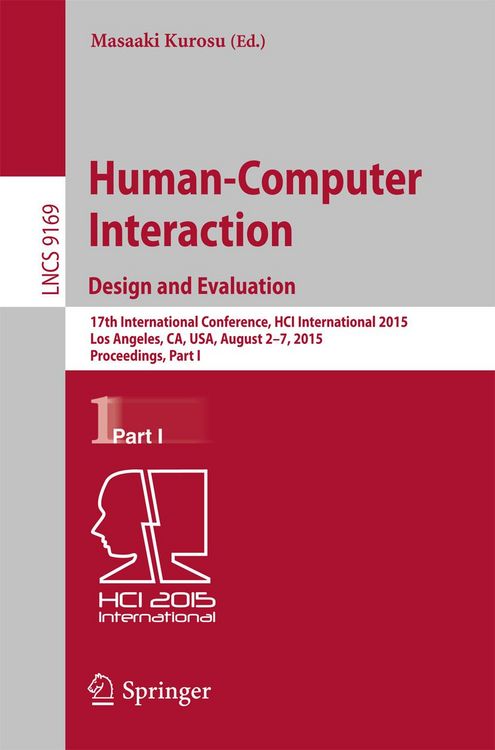 Produktbild: Human-Computer Interaction: Design and Evaluation