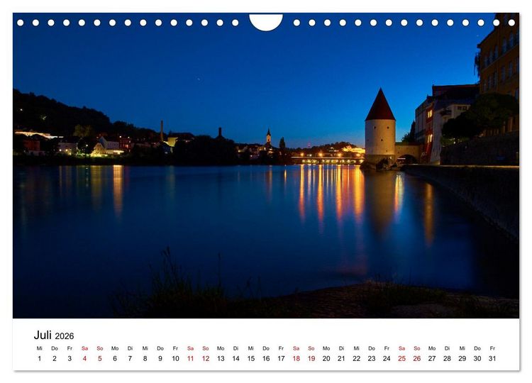 Produktbild: Impressionen aus Passau (Wandkalender 2026 DIN A4 quer), CALVENDO Monatskalender