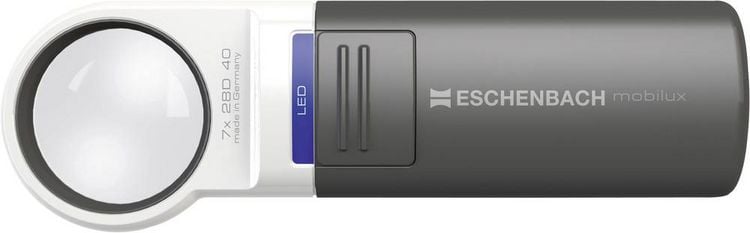 Produktbild: Eschenbach 151110 Handlupe mit LED-Beleuchtung Vergr&ouml;&szlig;erungsfaktor: 10 x Linsengr&ouml;&szlig;e: (&Oslash;) 35 mm