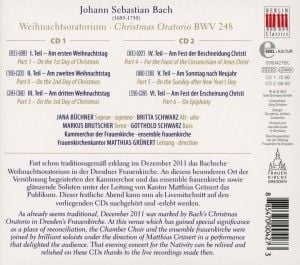 Produktbild: Weihnachts-Oratorium BWV 248