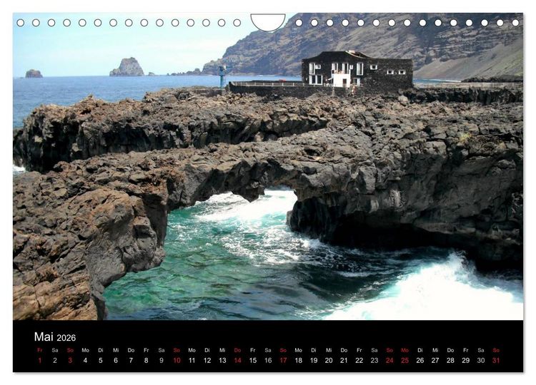 Produktbild: Insel El Hierro - Perle der Kanaren (Wandkalender 2026 DIN A4 quer), CALVENDO Monatskalender