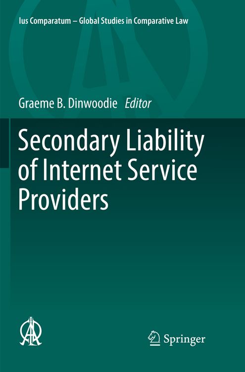 Produktbild: Secondary Liability of Internet Service Providers