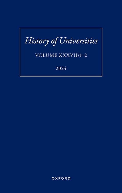 Produktbild: History of Universities: Volume XXXVII/1-2