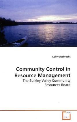Produktbild: Giesbrecht, K: Community Control in Resource Management