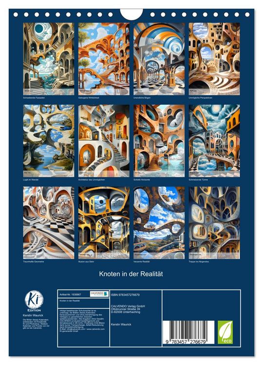 Produktbild: Knoten in der Realit&auml;t (Wandkalender 2026 DIN A4 hoch), CALVENDO Monatskalender