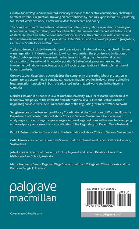 Produktbild: Creative Labour Regulation