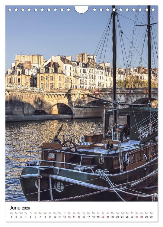 Produktbild: Wonders of Paris (Wall Calendar 2026 DIN A4 portrait), CALVENDO 12 Month Wall Calendar