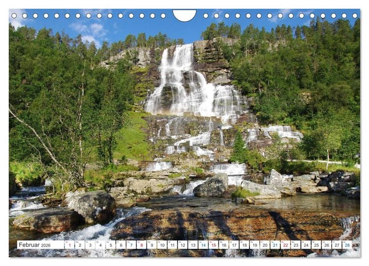 Produktbild: Norwegen PUR (Wandkalender 2026 DIN A4 quer), CALVENDO Monatskalender