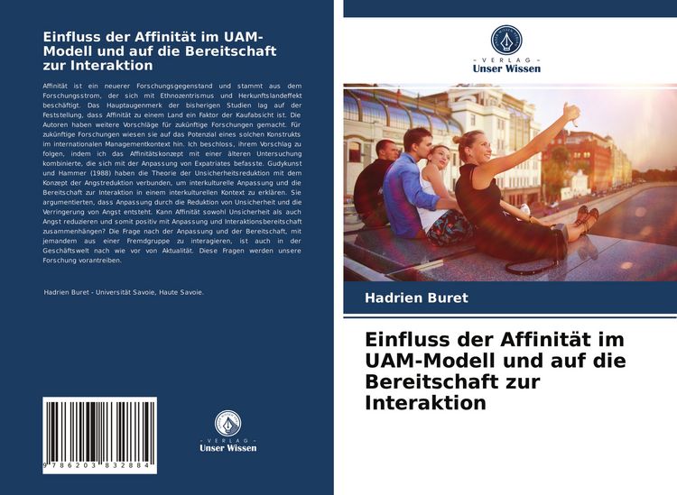 Produktbild: Einfluss der Affinit&auml;t im UAM-Modell und auf die Bereitschaft zur Interaktion