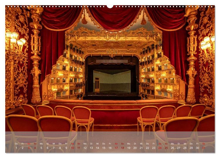 Produktbild: Teatro La Fenice (Wandkalender 2026 DIN A2 quer), CALVENDO Monatskalender