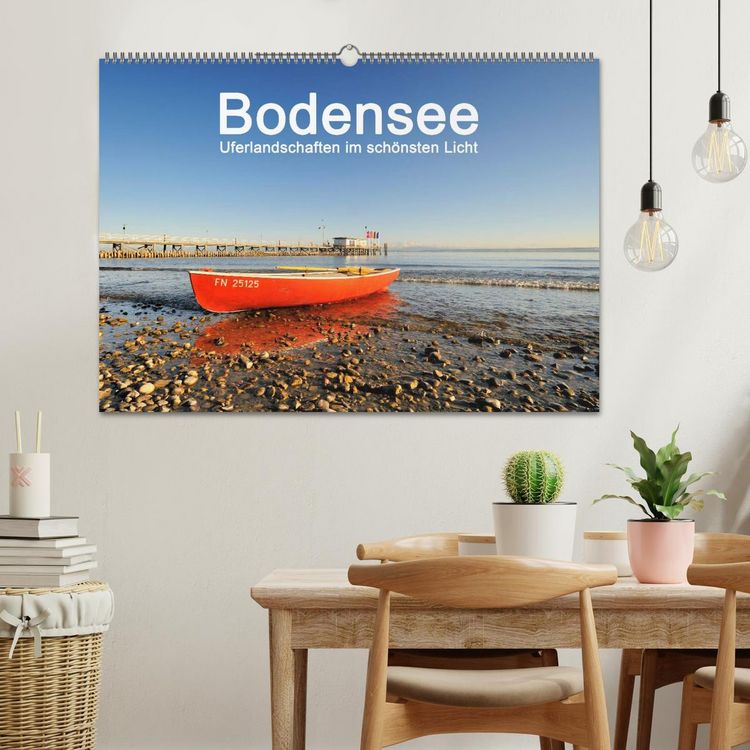 Produktbild: Bodensee - Uferlandschaften im sch&ouml;nsten Licht 2026 (Wandkalender 2026 DIN A2 quer), CALVENDO Monatskalender