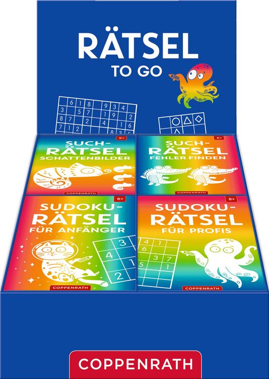 Produktbild: R&auml;tsel to go: Sudoku- und Such-R&auml;tsel