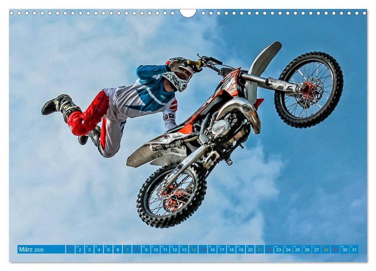 Produktbild: Motocross - mit vollem Risiko (Wandkalender 2026 DIN A3 quer), CALVENDO Monatskalender