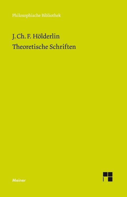 Bild vom Artikel Theoretische Schriften vom Autor Johann Christian Friedrich Hölderlin