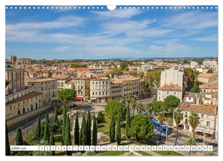 Produktbild: Montpellier - Escapades en ville et aux alentours (Calendrier mural 2026 DIN A3 vertical), CALVENDO calendrier mensuel