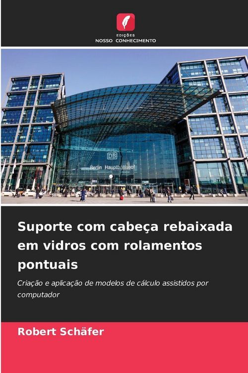 Produktbild: Suporte com cabe&ccedil;a rebaixada em vidros com rolamentos pontuais