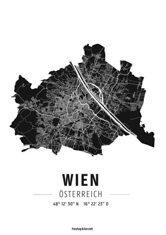 Bild vom Artikel Wien, Designposter, Hochglanz-Fotopapier vom Autor Freytag-Berndt und Artaria KG