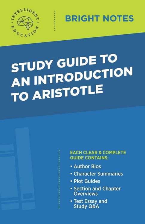 Produktbild: Study Guide to an Introduction to Aristotle