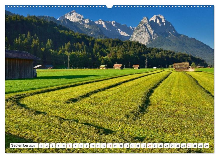 Produktbild: Mein Werdenfelser Land (Wandkalender 2026 DIN A2 quer), CALVENDO Monatskalender