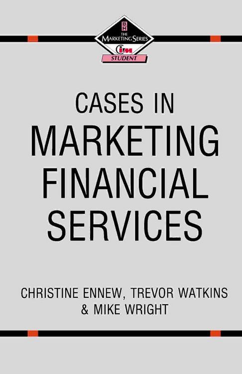 Produktbild: Cases in Marketing Financial Services