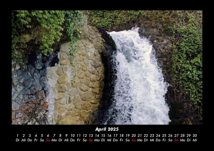 Produktbild: Wasserf&auml;lle 2025 Fotokalender DIN A3