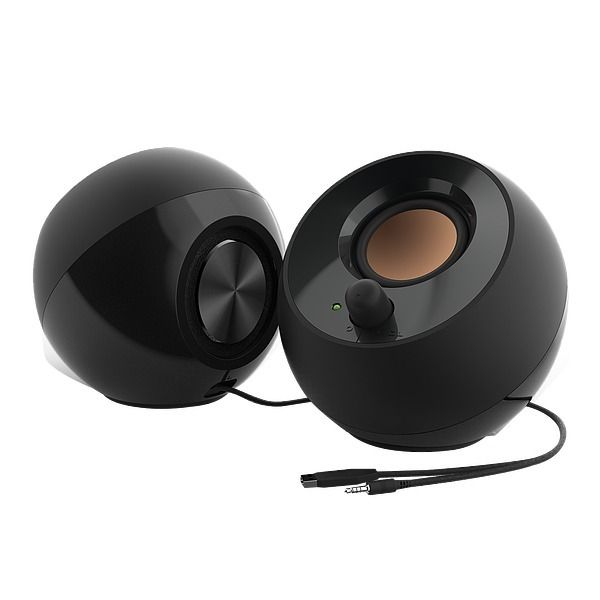 Produktbild: CREATIVE Pebble 2.0 Lautsprecher, 3,5 mm Stereoklinke, USB Powered, schwarz