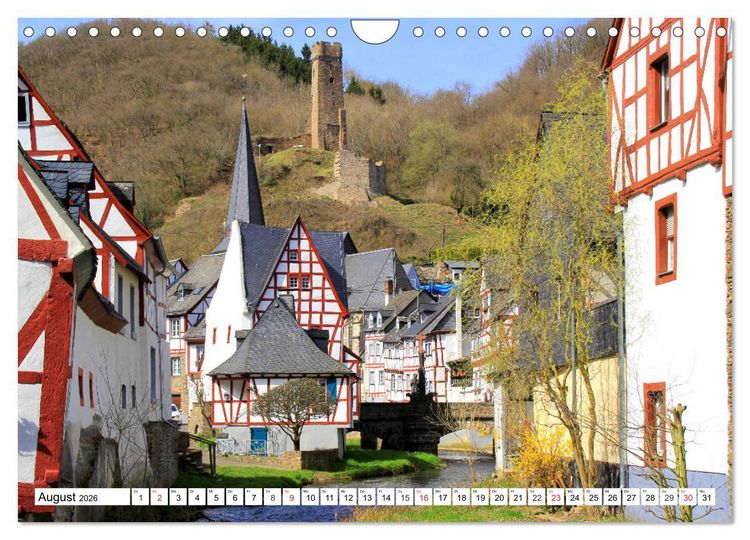 Produktbild: Die Eifel und ihre Regionen - Die Osteifel (Wandkalender 2026 DIN A4 quer), CALVENDO Monatskalender