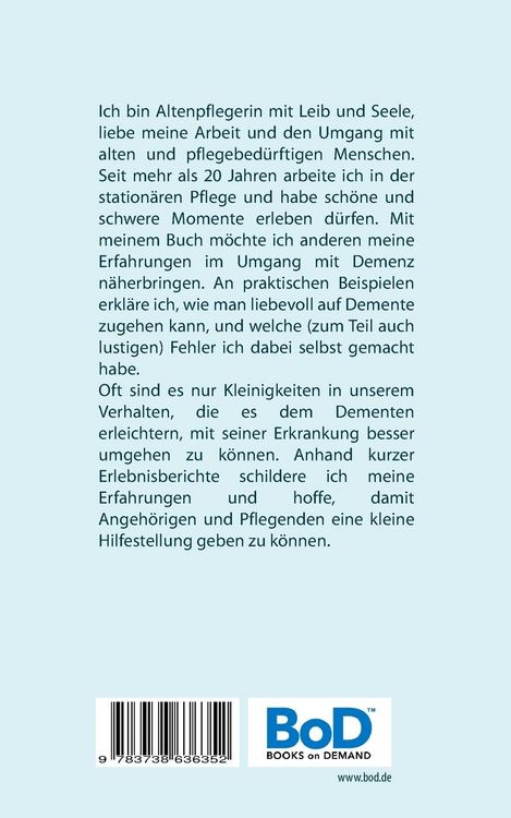 Produktbild: Demenz - aus dem Alltag im Pflegeheim