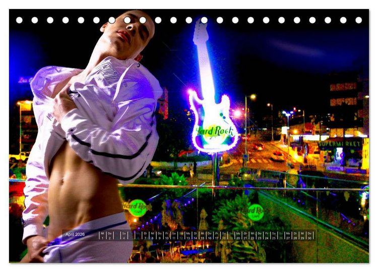 Produktbild: public phantasies - erotische M&auml;nnerfotografie (Tischkalender 2026 DIN A5 quer), CALVENDO Monatskalender