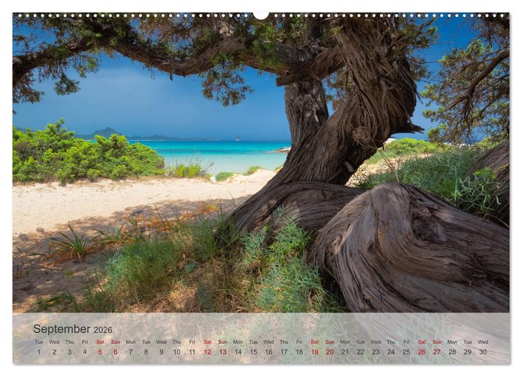 Produktbild: Wonderful Sardinia (Wall Calendar 2026 DIN A2 landscape), CALVENDO 12 Month Wall Calendar