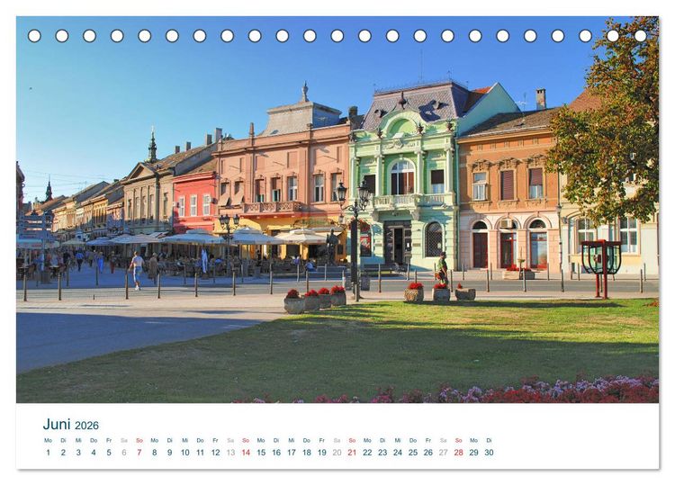 Produktbild: Quer durch Serbien (Tischkalender 2026 DIN A5 quer), CALVENDO Monatskalender