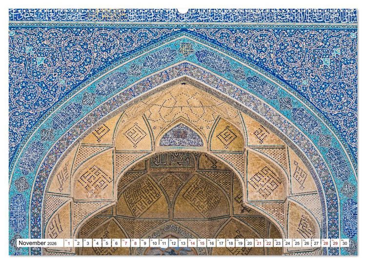 Produktbild: St&auml;dte des Irans - Isfahan (hochwertiger Premium Wandkalender 2026 DIN A2 quer), Kunstdruck in Hochglanz