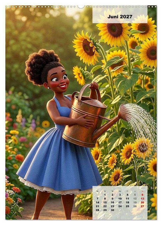 Produktbild: Mini-Girls (Wandkalender 2027 DIN A2 hoch), CALVENDO Monatskalender