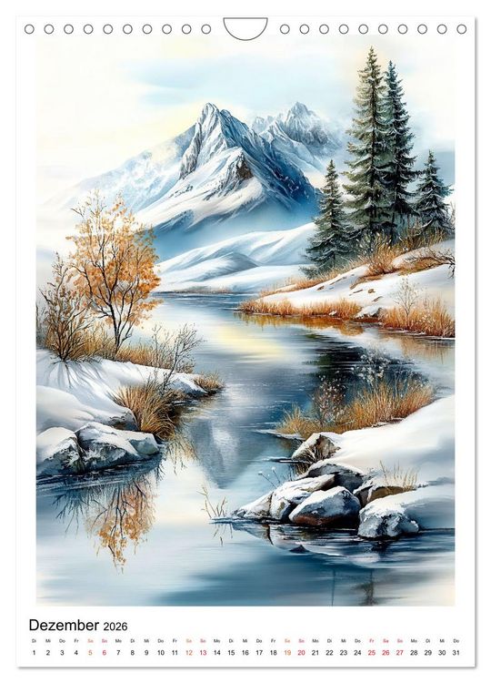 Produktbild: Alaska - Landschaften, Tiere, Freiheit (Wandkalender 2026 DIN A4 hoch), CALVENDO Monatskalender