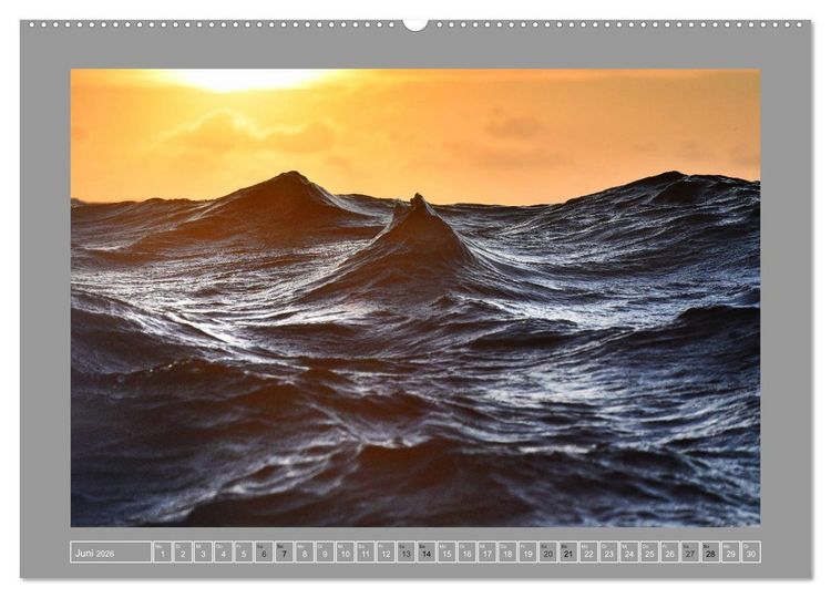 Produktbild: Nur Himmel und Meer (hochwertiger Premium Wandkalender 2026 DIN A2 quer), Kunstdruck in Hochglanz