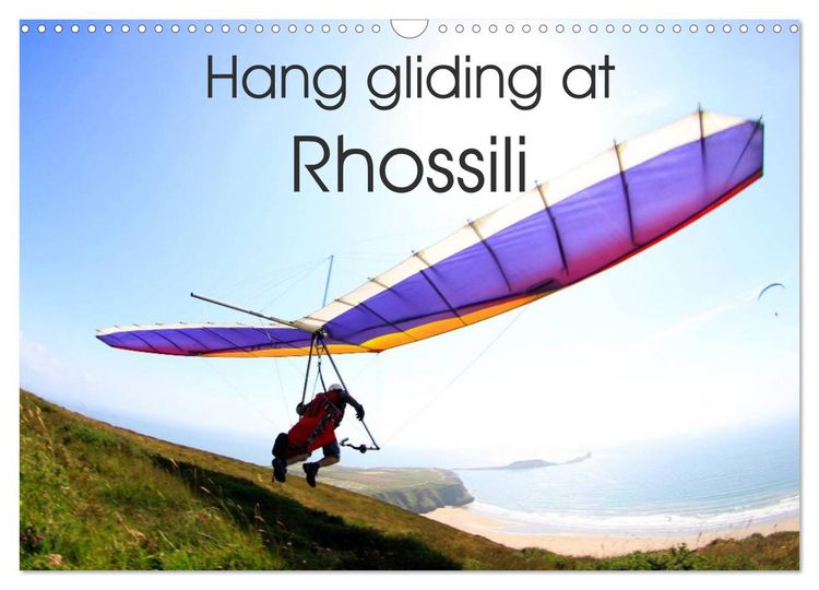 Produktbild: Hang gliding at Rhossili (Wall Calendar 2026 DIN A3 landscape), CALVENDO 12 Month Wall Calendar