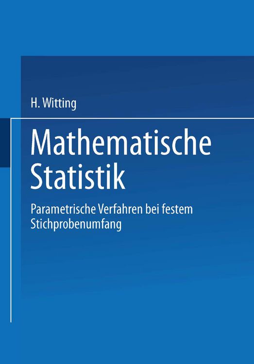 Produktbild: Mathematische Statistik I