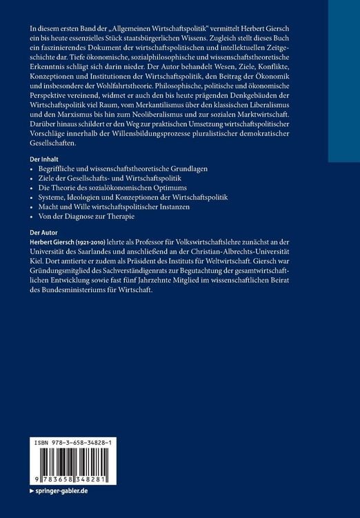 Produktbild: Allgemeine Wirtschaftspolitik: Grundlagen