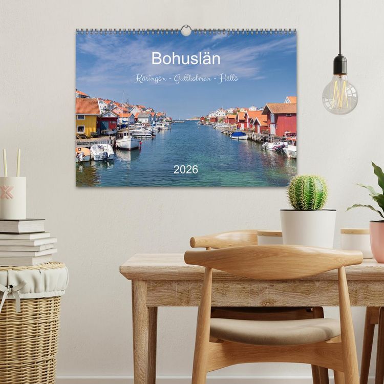 Produktbild: Bohusl&auml;n. K&auml;ring&ouml;n - Gullholmen - H&aring;ll&ouml; (Wandkalender 2026 DIN A3 quer), CALVENDO Monatskalender