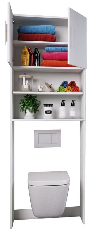 Produktbild: Holz WC Toilette Regal &Uuml;berbauschrank Totas