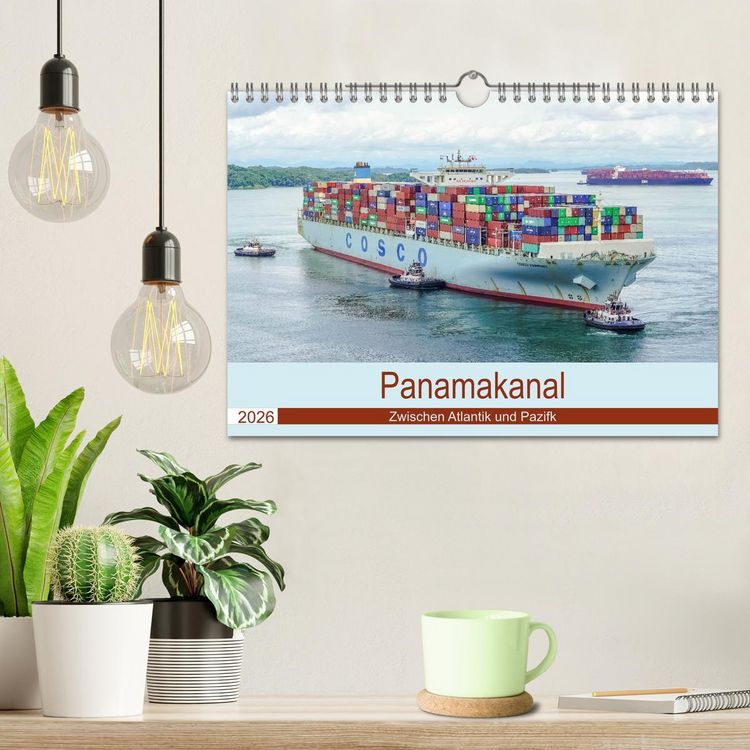 Produktbild: Panamakanal - Zwischen Atlantik und Pazifik (Wandkalender 2026 DIN A4 quer), CALVENDO Monatskalender