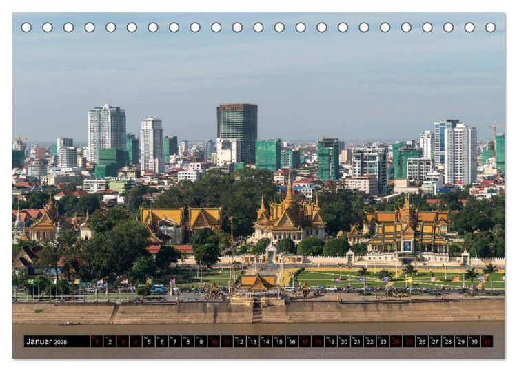 Produktbild: Asiens Hauptst&auml;dte (Tischkalender 2026 DIN A5 quer), CALVENDO Monatskalender
