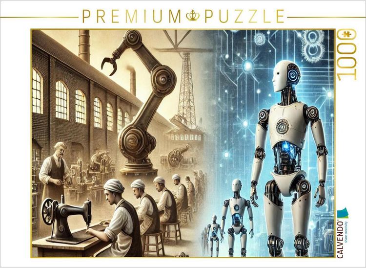 Produktbild: CALVENDO Puzzle Robotik und Automatisierung | 1000 Teile Lege-Gr&ouml;&szlig;e 64x48cm Foto-Puzzle f&uuml;r gl&uuml;ckliche Stunden